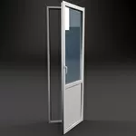 Двери металлопластиковые