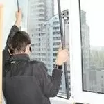 Замена стеклопакетов .