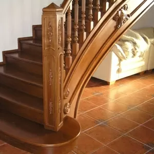 Изготовление деревянных лестниц любой сложности