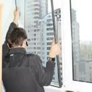 Замена стеклопакетов .