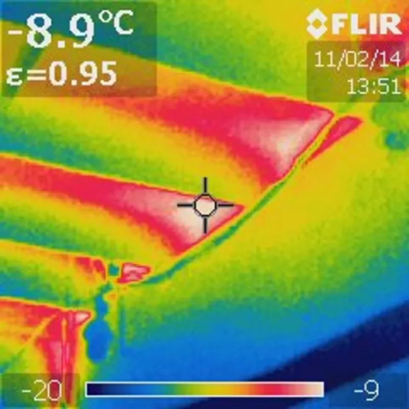 Тепловизионное обследование Энергоаудит. Теплоизоляция. ПЕНОПОЛИУРЕТАН 3