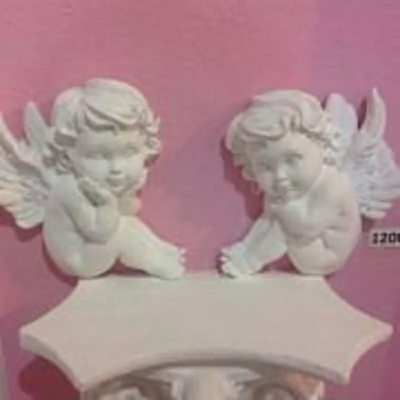 Декоративные ангелочки из гипса 4