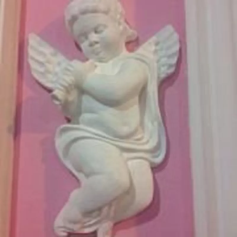 Декоративные ангелочки из гипса 5