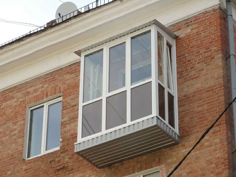 Остекление балконов. Низкие цены. Пластиковый балкон 2