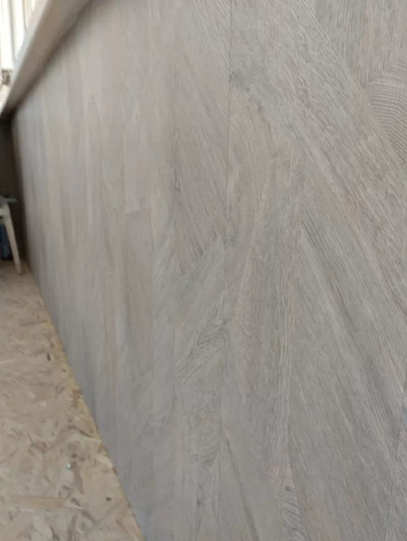 Обшивка перил на лоджии