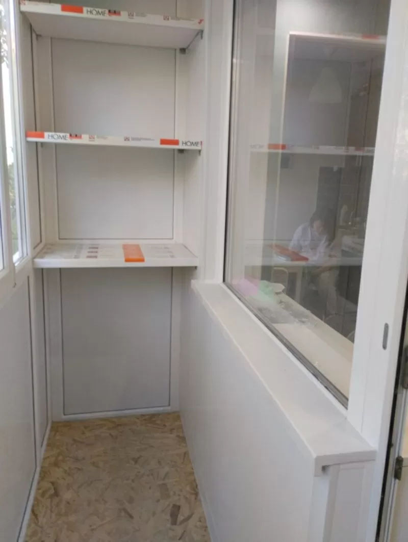 Обшивка внутренняя лоджий и балконов 