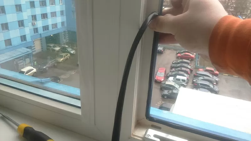 Замена резинового уплотнителя на окнах и дверях ПВХ