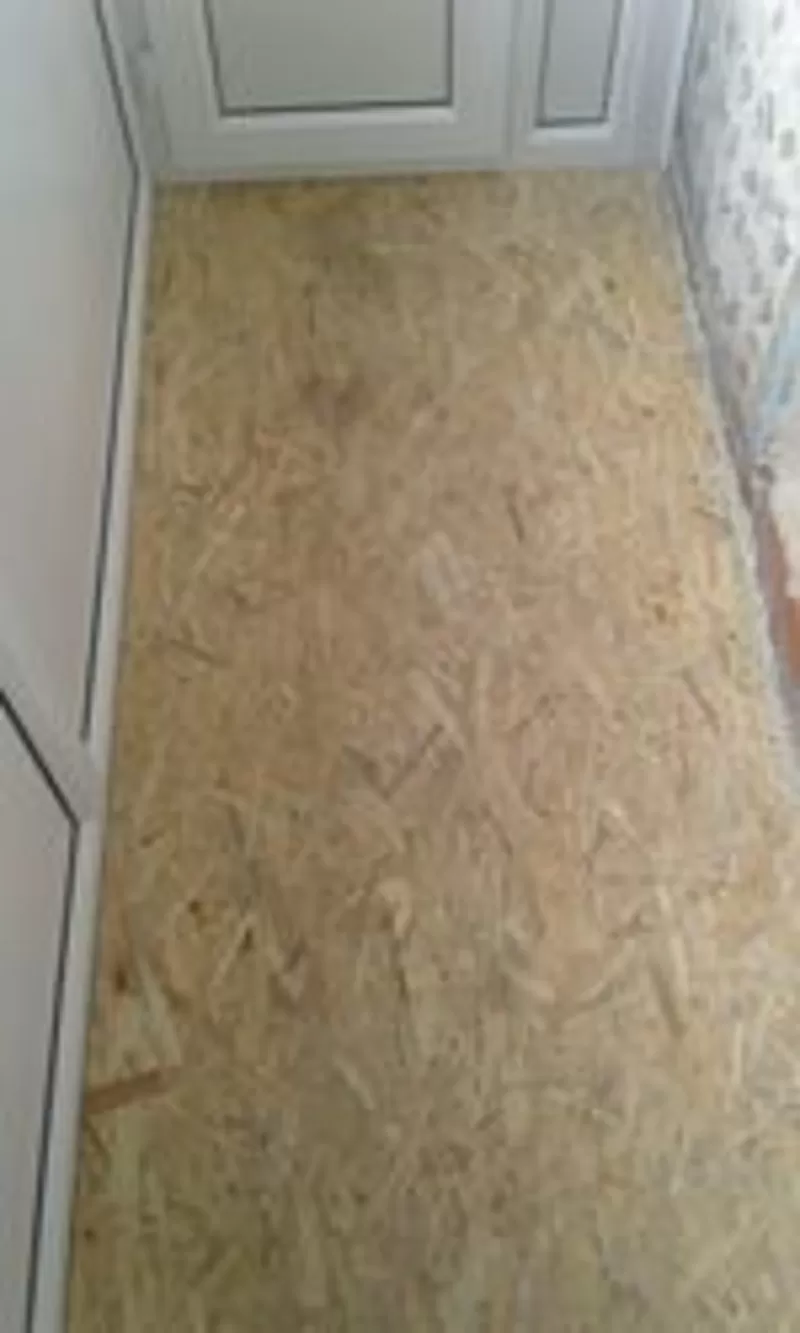 Настил пола на балконе