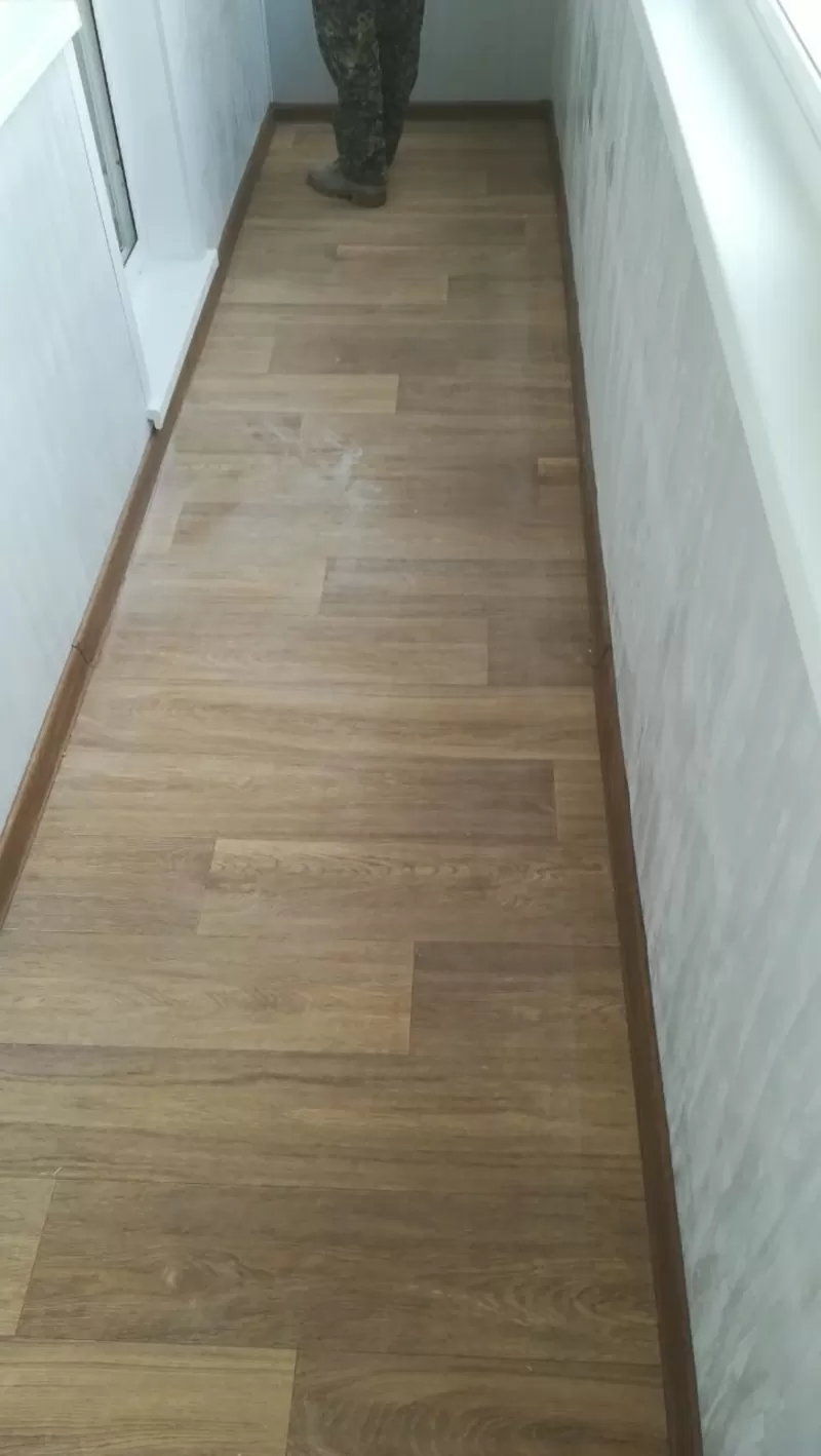 Настил пола на балконе 2